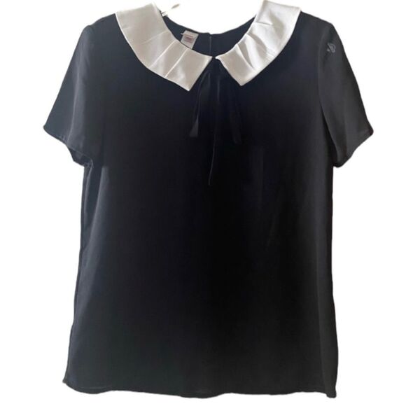 BONGO Collar-ribbon Blouse Peter Pan collar - Picture 1 of 8